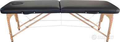 Beltom Lettino Massaggio 2 Zone Portatile Ner