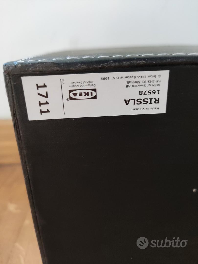 IKEA Rissla Organizer Da Scrivania, Nero - Portapenne, Telefono, USB, 32x16x23 Cm - Foto 7