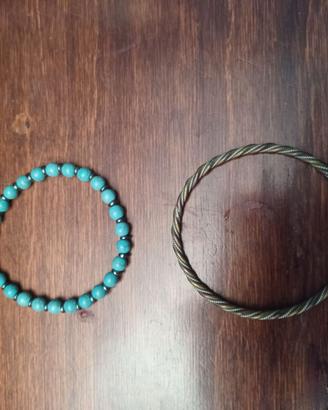 Coppia di braccialetti vintage