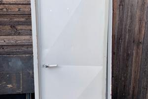 Porta in ferro per autorimessa