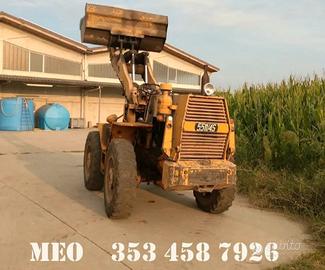 Pala gommata caricatore frontale benna dentata OM 