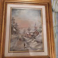 N. 2 Quadri olio su tela Mabert