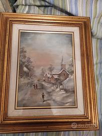 N. 2 Quadri olio su tela Mabert