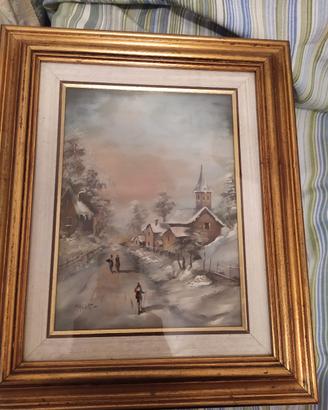 N. 2 Quadri olio su tela Mabert