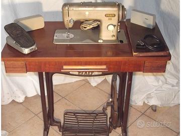 Macchina da cucire Pfaff anni 50 con mobile