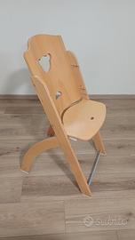 Seggiolino pappa in legno Pali