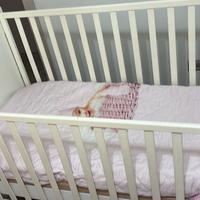 Nanan lettino bambini + fasciatoio + 2 mensole