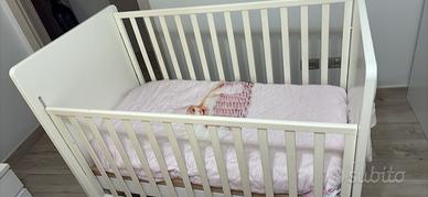 Nanan lettino bambini + fasciatoio + 2 mensole