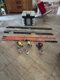 Attrezzatura surfcasting completa