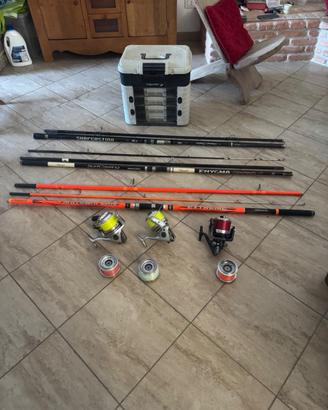 Attrezzatura surfcasting completa