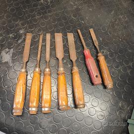 set utensili tornio legno