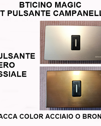 Bticino Magic kit completo pulsante nero x 503