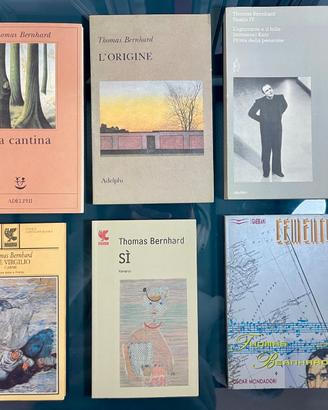 Lotto 6 Libri Thomas Bernhard