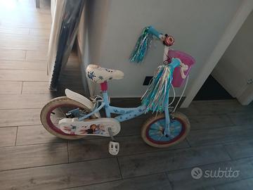 Bici Frozen per bimba 3-5 anni