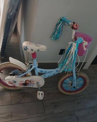 Bici Frozen per bimba 3-5 anni
