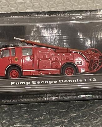 Modello Camion Pompieri Pump Escape Dennis F12