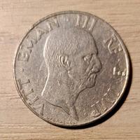 Moneta Vittorio Emanuele III 50 lire 1930/ 1940