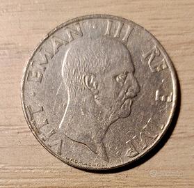 Moneta Vittorio Emanuele III 50 lire 1930/ 1940