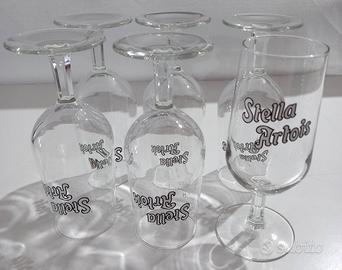 6 bicchieri birra Stella Artois
