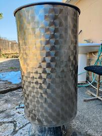 contenitore 110 litri  in acciaio inox per olio