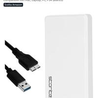 Storite Disco Rigido Esterno 1TB HDD USB 3.0
