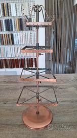 set di 3 porta orecchini