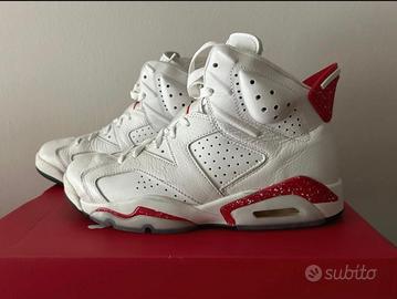 Nike Air Jordan 6 bianche tg. US 8.5 (EUR 42)