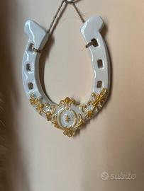 Decorazione casa nuova augurio ferro di cavallo