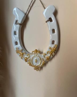 Decorazione casa nuova augurio ferro di cavallo