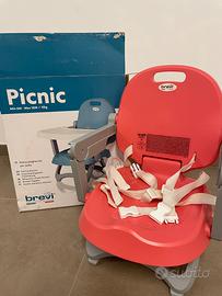 Brevi Picnic seggiolino portatile rialzato con vas