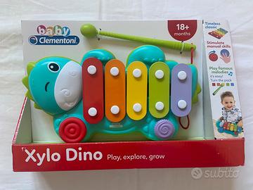 Gioco musicale Clementoni Xylo Dino nuovo.