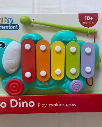 Gioco musicale Clementoni Xylo Dino nuovo.