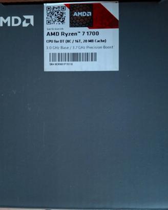 CPU AMD Ryzen7 1700