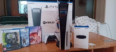 Sony Play Station5 + giochi + Ps5 Hd Camera
