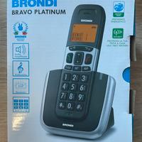 Telefono cordless brondi bravo platinum