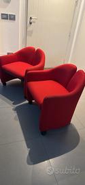Due poltroncine Tecno design Eugenio Gerli