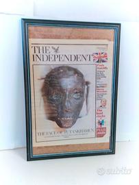 Cornice Legno Blu Petrolio Decapé shabby 30x45