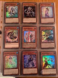 Lotto 63 carte mostro yu gi oh italiane foil