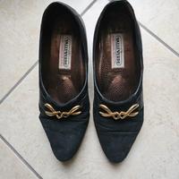 Scarpe donna in camoscio nero n. 38 Valleverde 