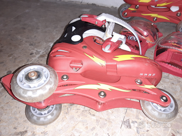 Pattini bimbo cars regolabili (27-30)