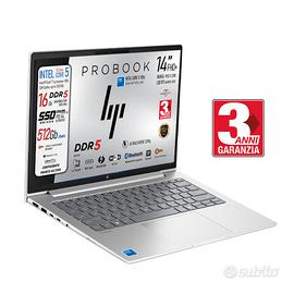 Hp Probook Core5 120u 16Gb DDR5 512 Finger 14"