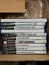 Lotto 8 giochi Ps2  Sport