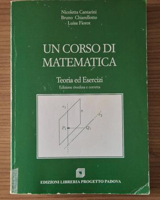 Un corso di matematica di Cantarini, Chiarellotto