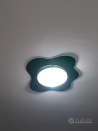 2 Plafoniere in plexiglass e in vetro