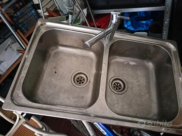 lavandino acciaio inox 