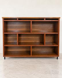 Libreria Mid-Century noce biondo anni ’60
