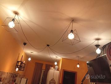 lampadario  6 fili 