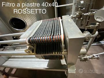 Filtro a piastre / cartoni ROSSETTO 40x40