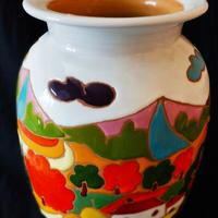 GRANDE VASO "CERAMICHE SAN ROCCO" ANNI 80 UNICO