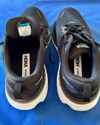 Hoka modello Bondi 8 nere misura 40 2/3 EU